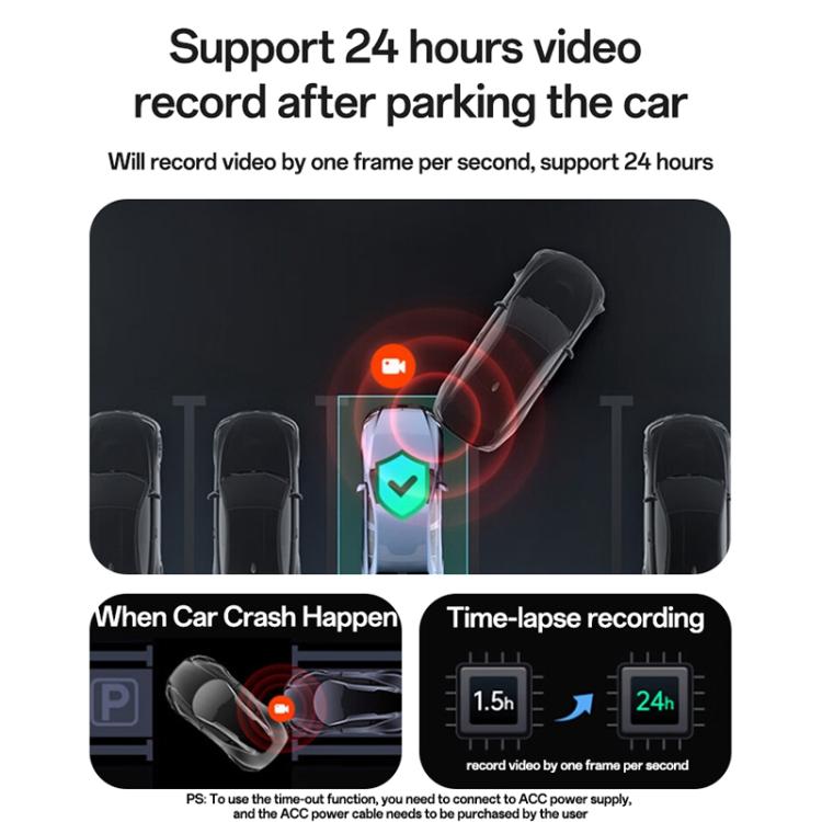 Yesido KM22 1K HD Dual Dash Camera Car Driving Recorder with 1.47 inch Screen Yesido KM22 1K HD Dual Dash Camera Car Driving Recorder with 1.47 inch Screen